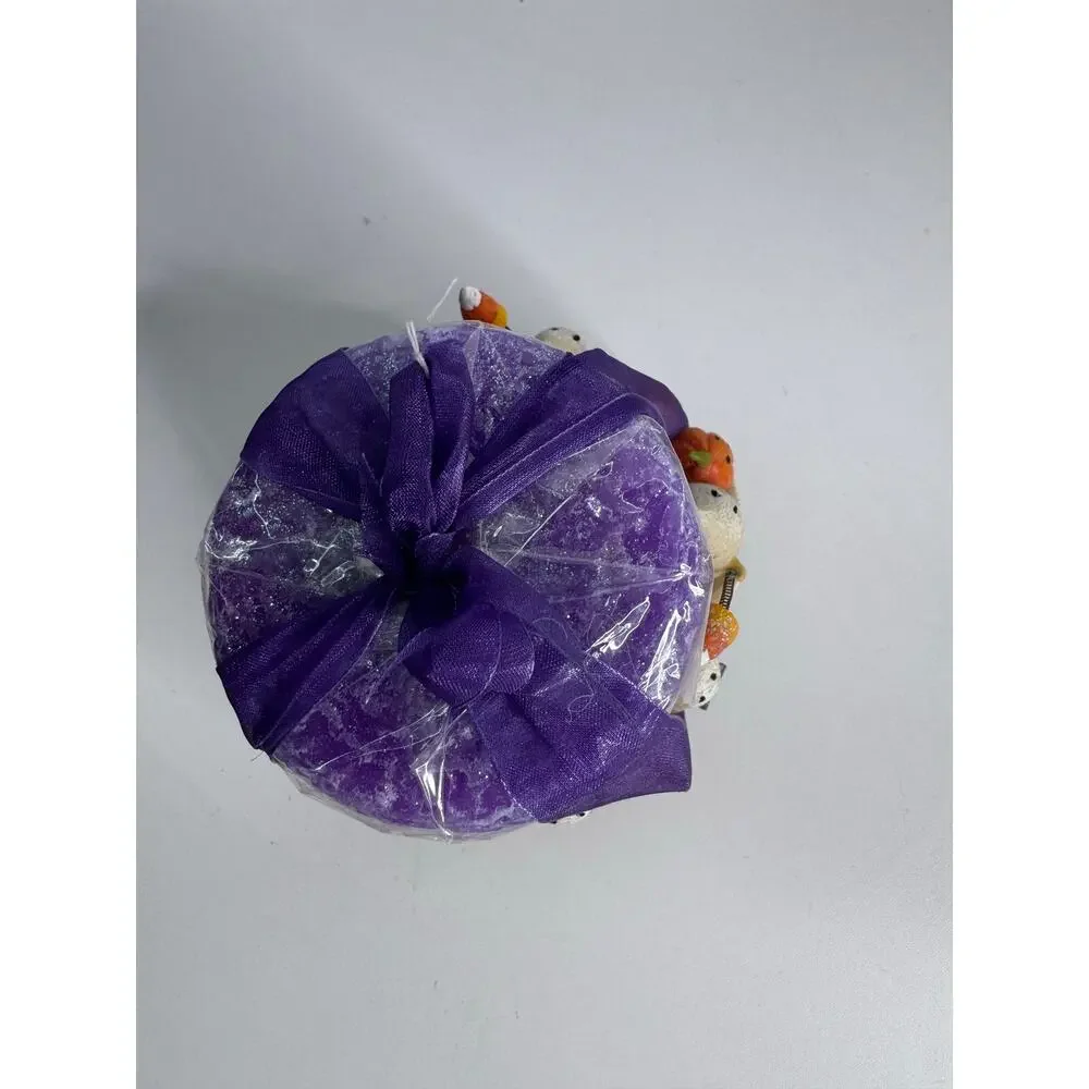 Set of 2 Vintage Kohls Halloween Candles Ghosts Pumpkins Rare